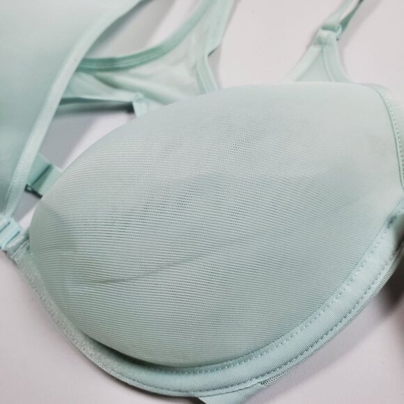 Thirdlove Bare Mesh Front Close Racerback Bra Women 30E NWT Semi Sheer Smooth - Picture 8 of 16